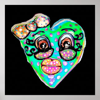 私の青いハート ポスター