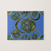 私の青い曲線を見てみて ジグソーパズル (横)