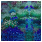 私の青い牧草地 ファブリック (クローズアップ)