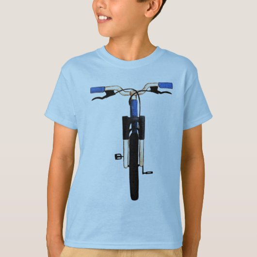 私の青い自転車 Tシャツ (正面)