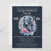 私の青少年に死を死神の成人誕生日パーティー 招待状 (正面)