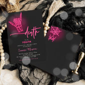 私の青少年への死ハロウィーン任意の年齢の誕生日パーティー 招待状