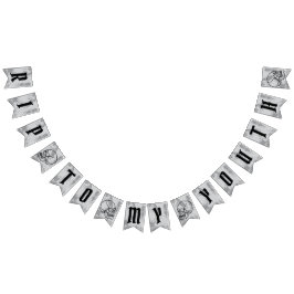 私の青少年葬儀をテーマにした誕生日バナーへのRIP バンティングフラッグ