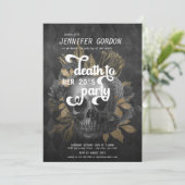 私の青春の死 誕生日パーティー | ゴス パーティー 招待状 (スタンド正面)