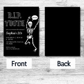 私の青春の葬式、RIP 20代 招待状