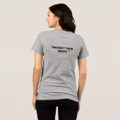私の静かな時代 – 編集可能な名言ねこTシャツ トライブレンドTシャツ (裏面全面)
