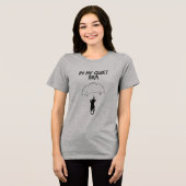 私の静かな時代 – 編集可能な名言ねこTシャツ トライブレンドTシャツ (正面全面)