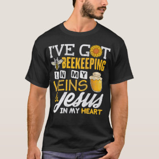 私の静脈で養蜂シャツJesus Chris Tシャツ