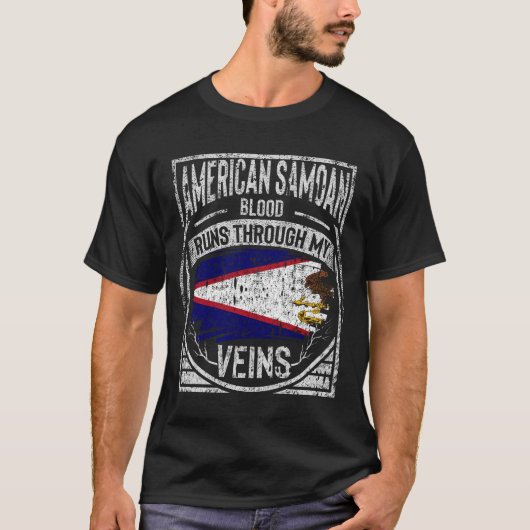 私の静脈を通走るアメリカの血 Tシャツ (正面)