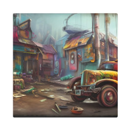 私の非常にステムパンクの前庭 メタルプリント