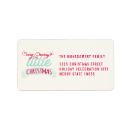 私の非常にメリー小さなクリスマスベビー1stクリスマス ラベル