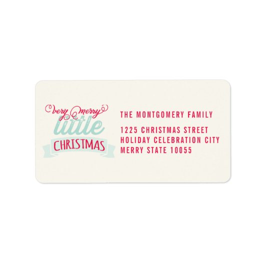 私の非常にメリー小さなクリスマスベビー1stクリスマス ラベル (正面)