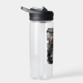 私の靴でマイルを歩く感動的- 素朴 ウォーターボトル (右面)