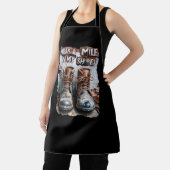 私の靴でマイルを歩く感動的- 素朴 エプロン (インサイチュ)