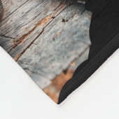 私の靴でマイルを歩く感動的- 素朴 フリースブランケット (角)