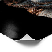 私の靴でマイルを歩く感動的- 素朴 ポスター (コーナー)