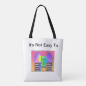 私の靴のショルダートートバッグを歩く トートバッグ (裏面)