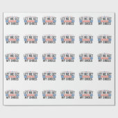 私の靴を取得するアメリカの選挙トランプのギフト ラッピングペーパー (フラット)