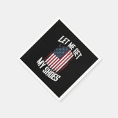 私の靴を取得する政治の社長ことわざ スタンダードカクテルナプキン (角)