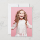 私の靴下を教室のバレンタインからノックする 招待状 (裏面)