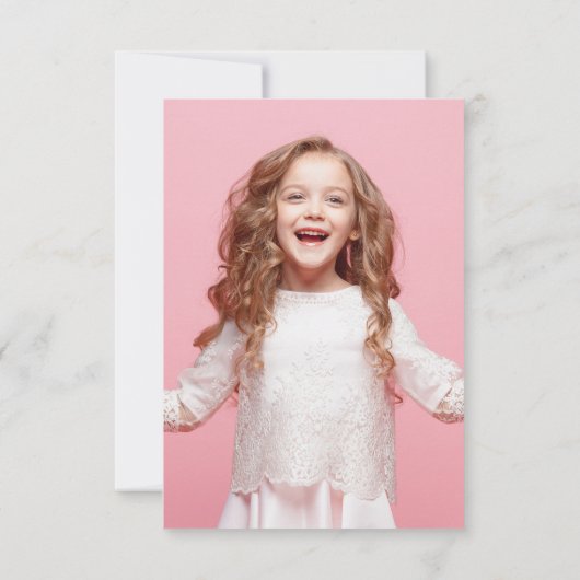 私の靴下を教室のバレンタインからノックする 招待状 (裏面)