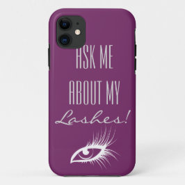 私の鞭について私に尋ねて下さい iPhone 11 ケース