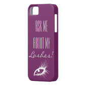 私の鞭について私に尋ねて下さい Case-Mate iPhoneケース (裏面左)