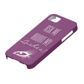 私の鞭について私に尋ねて下さい Case-Mate iPhoneケース (下部)