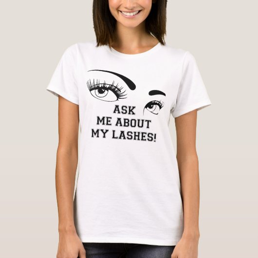 私の鞭について私に(2)尋ねて下さい Tシャツ (正面)
