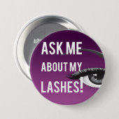 私の鞭ボタンについて私に尋ねて下さい 缶バッジ (正面&裏面)