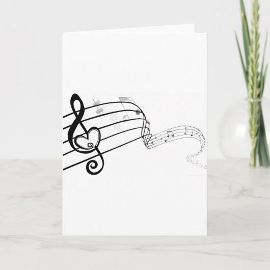 私の音楽を愛して下さい カード (正面)