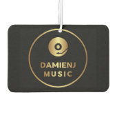 私の音楽プロデューサーと車のお気に入りの空気清浄機 カーエアーフレッシュナー (裏面)