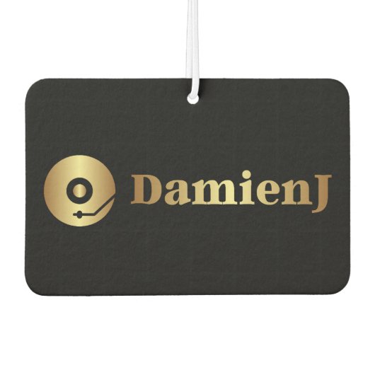 私の音楽プロデューサーと車のお気に入りの空気清浄機 カーエアーフレッシュナー (正面)