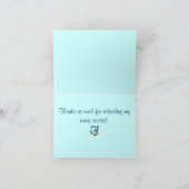 私の音楽来演奏をありがとう サンキューカード (内部)