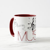 私の音楽的なマグ マグカップ (正面左)