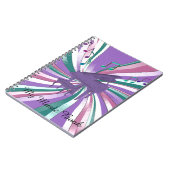 私の音楽紫色のピアノ虹は音楽ノートに注意します ノートブック (左側)