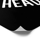 私の頭から私のトッド・ダーク・bgにあなたを愛する ポスター (角)