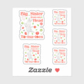 私の頭から私のトマトのプンに姉 シール (シート)