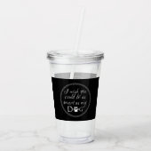 私の頭が切れる犬のアクリルタンブラーとして アクリルタンブラー (裏面)