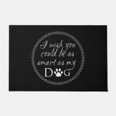 私の頭が切れる犬のドアマットとして ドアマット (正面)