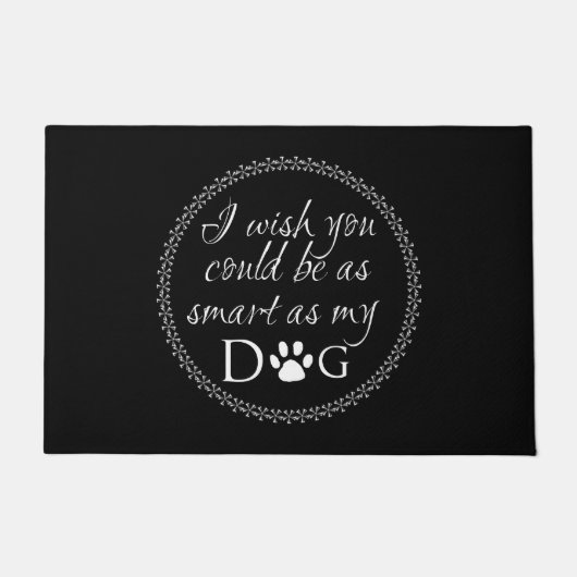 私の頭が切れる犬のドアマットとして ドアマット (正面)