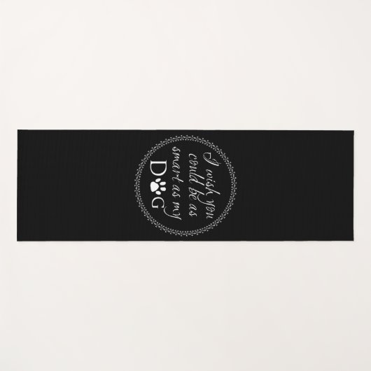 私の頭が切れる犬のヨガマットとして ヨガマット (正面(横))