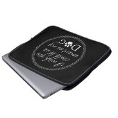 私の頭が切れる犬のラップトップスリーブとして ラップトップスリーブ (正面下部)