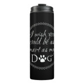 私の頭が切れる犬の熱タンブラーとして タンブラー (正面)