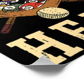 私の頭で働いた – ビリヤード選手 ポスター (角)