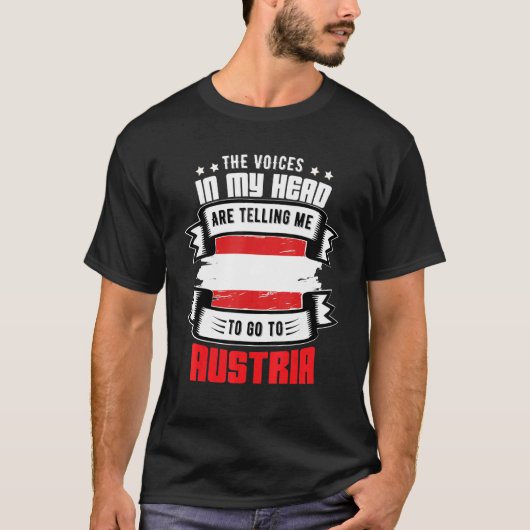 私の頭にオーストリア Tシャツ (正面)