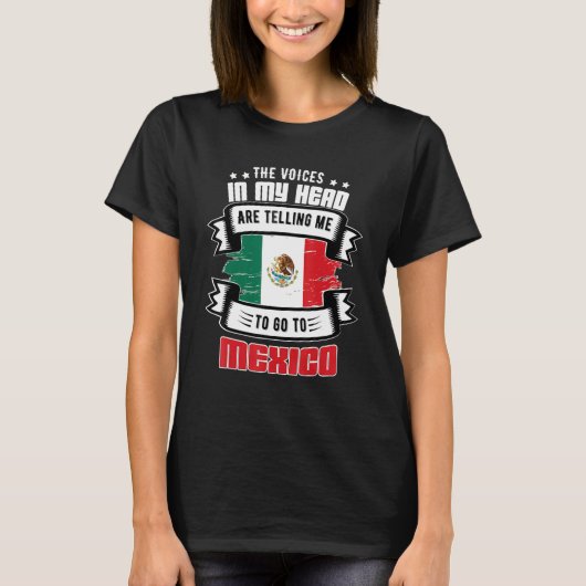 私の頭にメキシコ Tシャツ (正面)