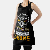 私の頭の中で私のドラム遊の打楽器パーカッション エプロン (インサイチュ)