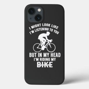 私の頭の中で自転車Tシャツに乗って iPhone 13ケース