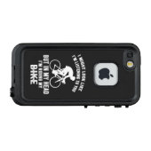 私の頭の中で自転車Tシャツに乗って LifeProof iPhoneケース (裏面横)